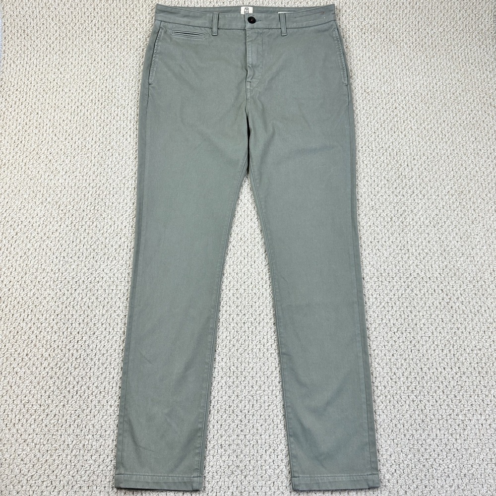 KATO by Hiroshi Kato Pants Mens 33x32 Sage Green The Axe Slim Fit Chino USA Made